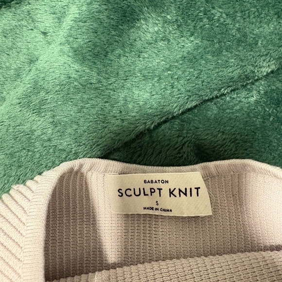 White Ribbed Top - Picture 2 of 2